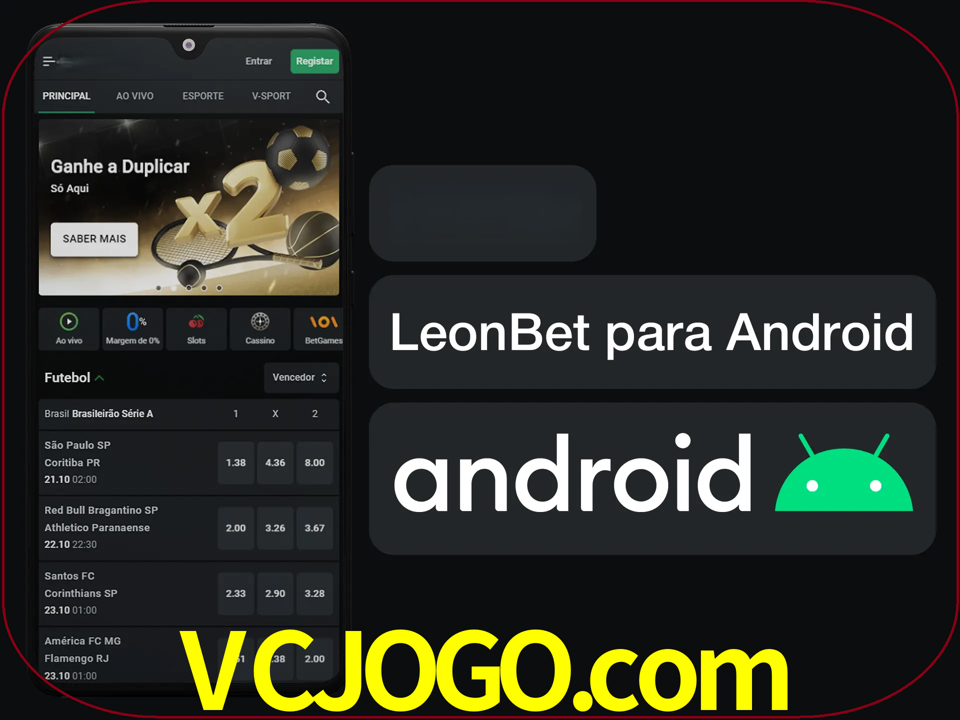 Adquira sua versão poket de LeonBet.