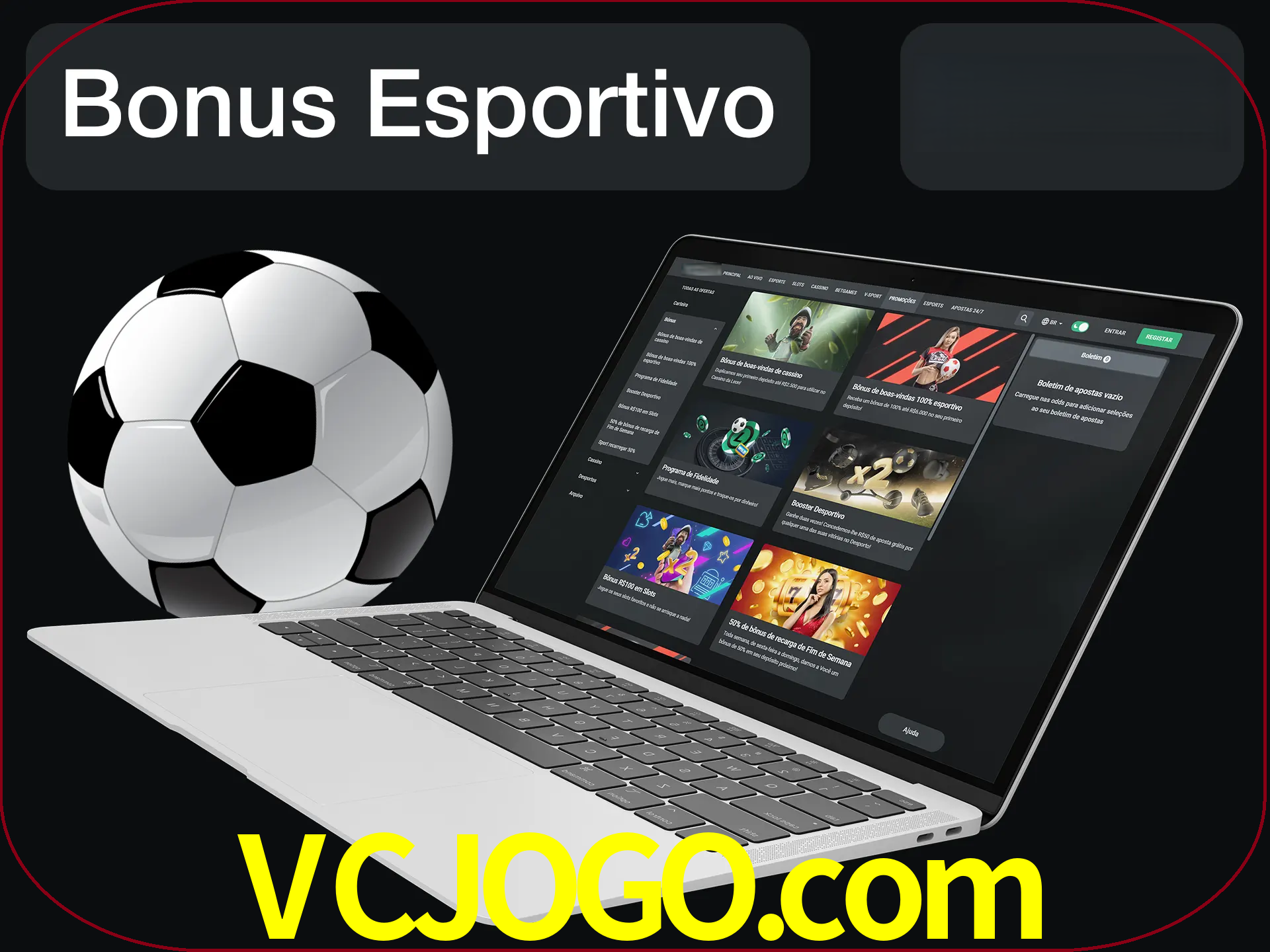 Antes de começar a apostar, use o bônus esportivo.